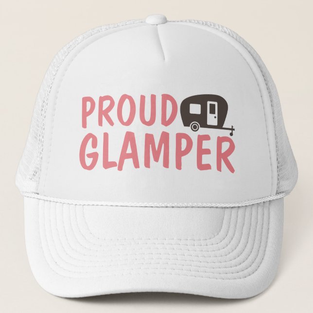 Funny Camping Glamping Hat for Women (Front)