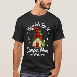Funny Camping Grandma Gnome For Worlds Best Camper T-Shirt