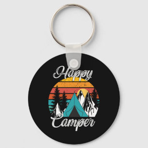 Funny Camping Hiking Lover Present Happy Camper Vi Key Ring