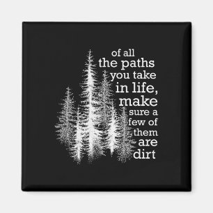 Funny Camping Hiking Outdoors Wildlife Tee Forest Magnet