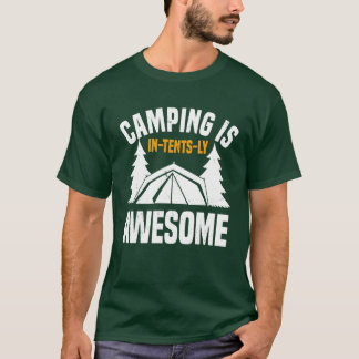 Funny Camping Is InTentsLy Awesome family T-Shirt