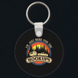 Funny Camping Just Here For The Hookups Rv Camper  Key Ring<br><div class="desc">Funny Camping Just Here For The Hookups Rv Camper Men</div>