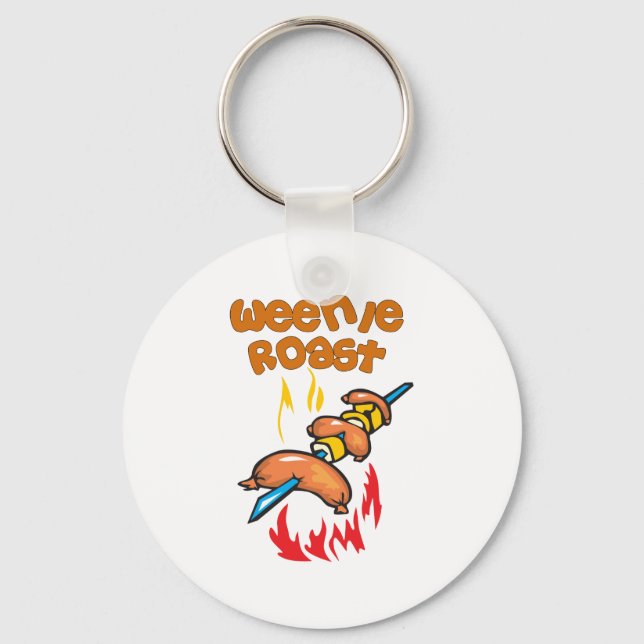 Funny Camping Key Ring (Front)