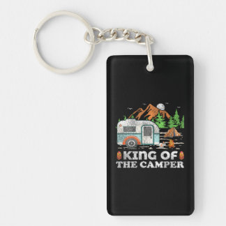 Funny Camping King Of The Camper Key Ring