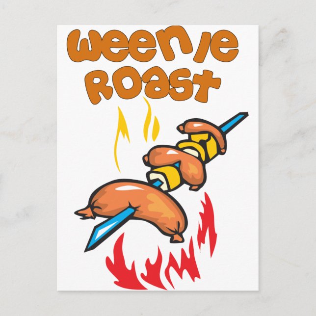 Funny Camping Postcard (Front)