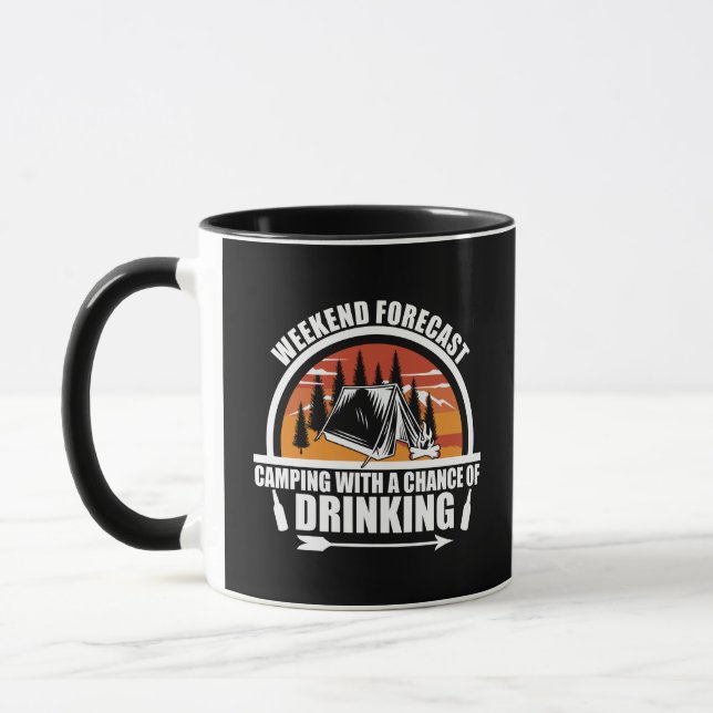 Funny camping quote mug (Left)