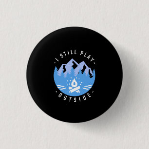 Funny Camping Quote Vacation Gift 3 Cm Round Badge