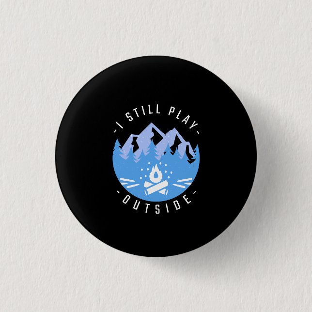 Funny Camping Quote Vacation Gift 3 Cm Round Badge (Front)