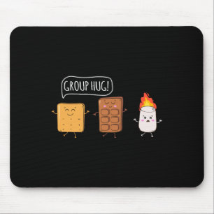 Funny Camping Roasting Bonfire Adventure Mouse Pad