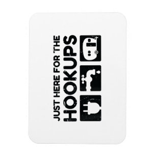 Funny Camping RV Caravan Motorhome Just Here For T Magnet