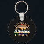 Funny Camping Rv Im Y And I Tow It Rv Camper  Key Ring<br><div class="desc">Funny Camping Rv Im Y And I Tow It Rv Camper</div>