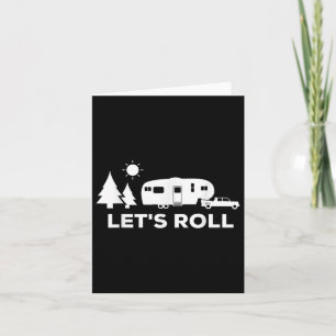 Funny Camping Shirt 5th Wheel Rv Tee Vacation Gift Card