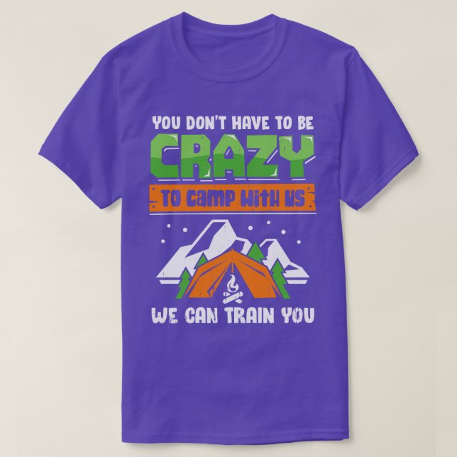 Funny Camping Trip Vacation Friends Camper Gift  T-Shirt (Design Front)