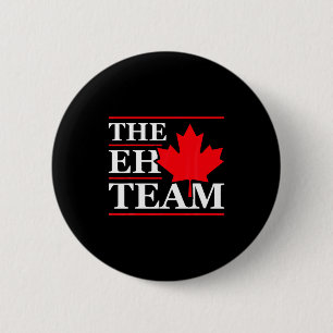 Funny Canada Eh Team Canadian Comedy Sarcasm Map  6 Cm Round Badge