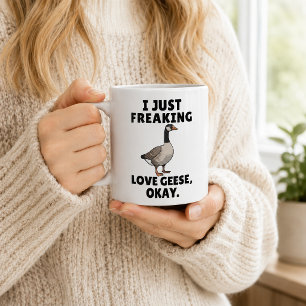 Funny Canada Goose Mug for Bird Lovers
