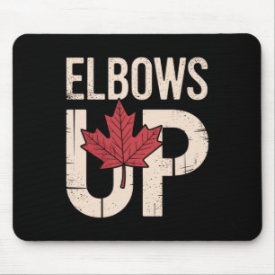 Funny Canada Meme Elbows Up (1) Mouse Pad