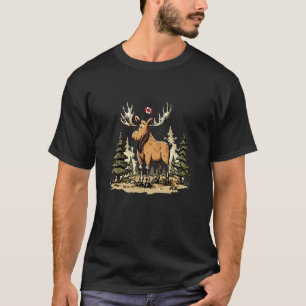 Funny Canada Moose Graphic T-Shirt