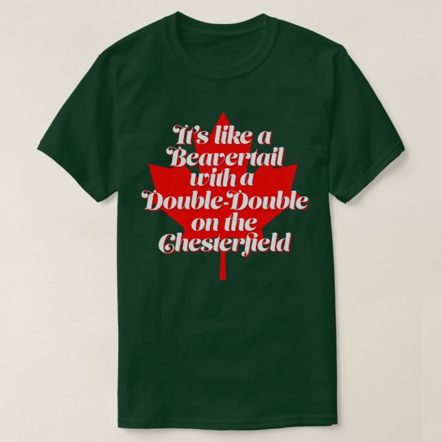 Funny Canada T Design Canadian Meme T-Shirt (Design Front)