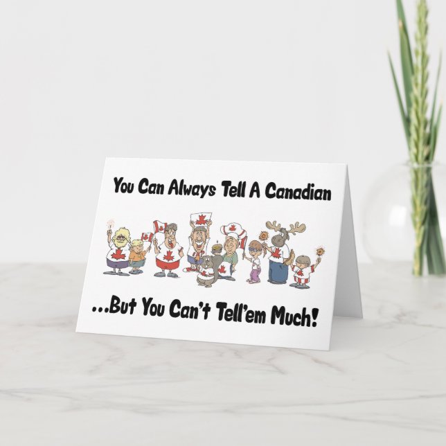 Funny Canadian Card (Front)