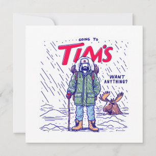 Funny Canadian Coffee  Card