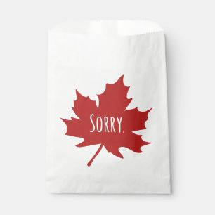 Funny Canadian Favour Bag