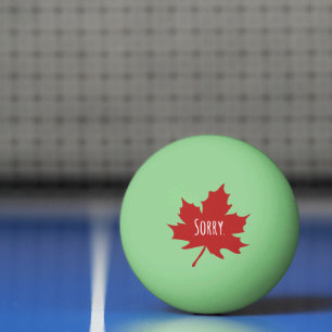 Funny Canadian Ping Pong Ball