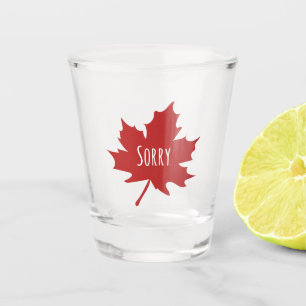Funny Canadian Shot Glass