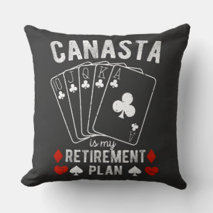 Funny Canasta Cushion