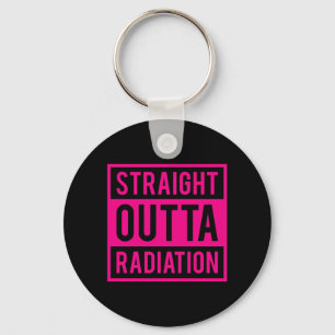 Funny Cancer Awareness Survived Radiation Chemo Key Ring