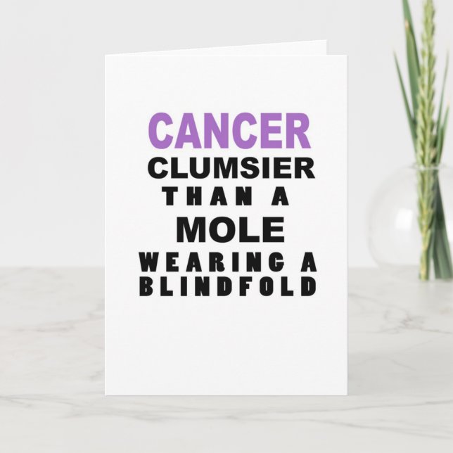 Funny Cancer Birthday Card (Front)