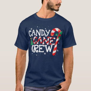Funny Candy Cane Crew Christmas Candy Cane Lover X T-Shirt