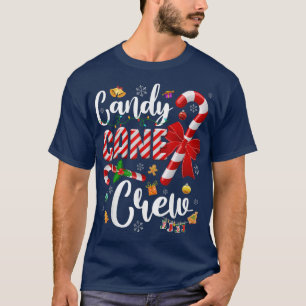 Funny Candy Cane Crew Christmas Sweet Candy Light T-Shirt