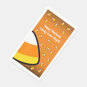 Funny Candy Corn Napkin