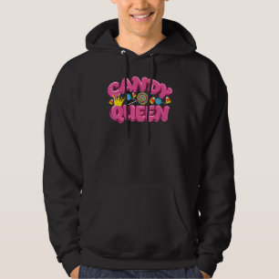 Funny Candy Queen For Lollipop Sweet Tooth Women Hoodie