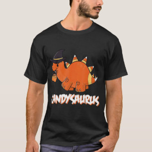Funny Candysaurus Candy Dinosaur Halloween Toddler T-Shirt