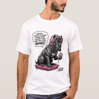Funny Cane Corso Peekaboo T-Shirt