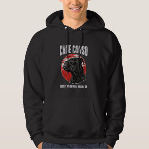 Funny Cane Corso Slogan Style Hoodie