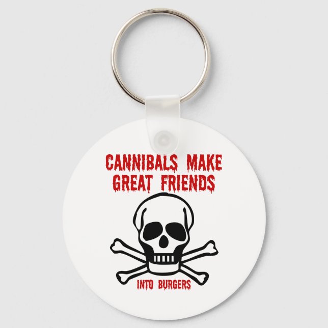 Funny cannibals key ring (Front)