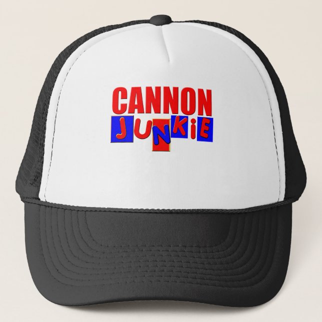 Funny cannon trucker hat (Front)