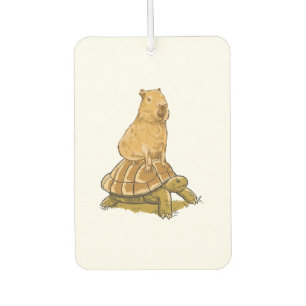 Funny Capybara Animal Turtle Cute Capybara Car Air Freshener