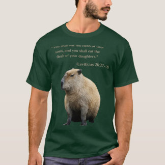 Funny Capybara Bible Verses T-Shirt