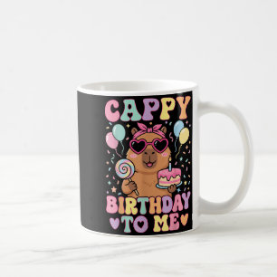 Funny Capybara Birthday to Cute Girls Birthday Coffee Mug