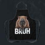 Funny Capybara Bruh  Apron<br><div class="desc">Funny Capybara Bruh</div>