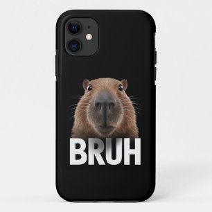 Funny Capybara Bruh iPhone 11 Case
