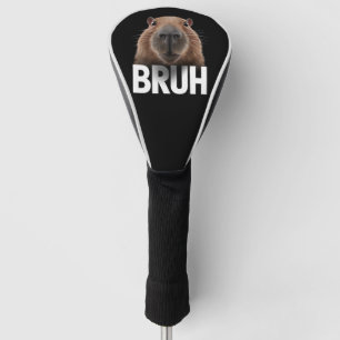 Funny Capybara Bruh  Golf Head Cover