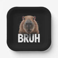 Funny Capybara Bruh 