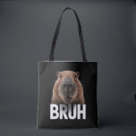 Funny Capybara Bruh  Tote Bag<br><div class="desc">Funny Capybara Bruh</div>