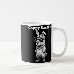Funny capybara easter shirt cute bunny capy coffee mug