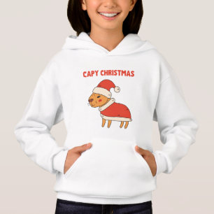 Funny Capybara Santa Capy Christmas