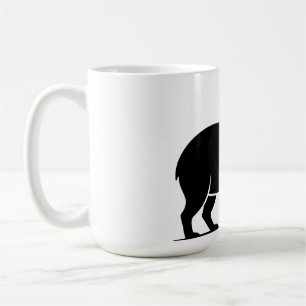 Funny Capybara Wineglass Minimalist Modern Coffee Mug
